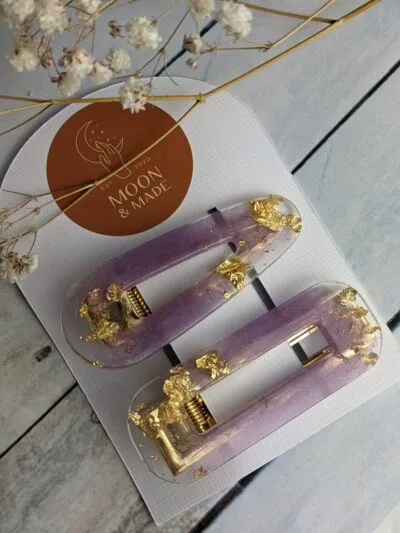 Resin Hair Clips