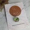 Sea Glass and Shell in Resin Pendant Necklace