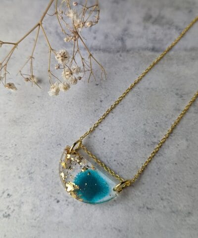 Resin Pendant Necklace