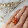 Adjustable Resin Pendant Ring