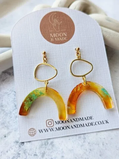 Handmade Resin Earrings