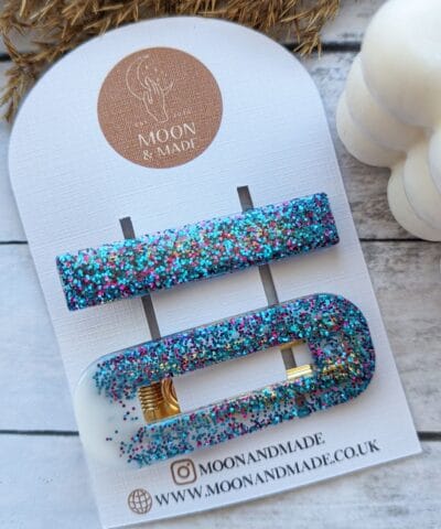 Handmade Resin Hair Clips