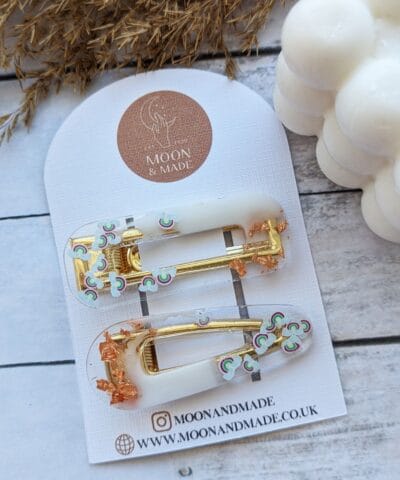 Handmade Resin Hair Clips