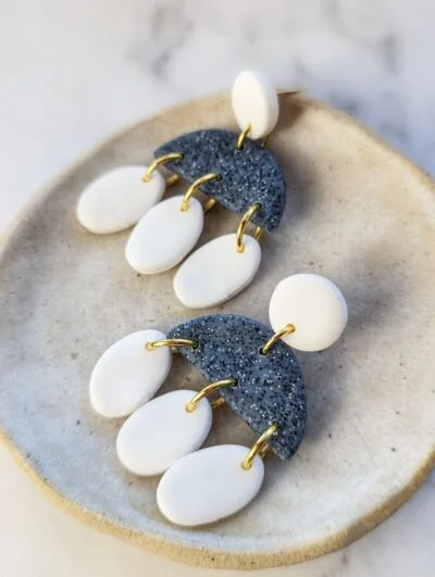 Handmade Polymer Clay Earrings - Image 2