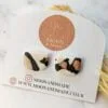 Handmade leopard print polymer clay earring studs