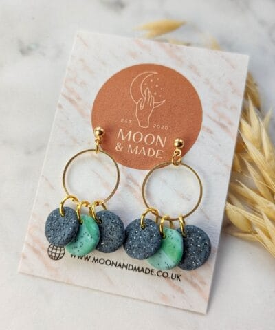 Handmade Polymer Clay Detail Earrings