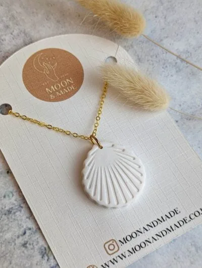 Handmade Polymer Clay Necklace