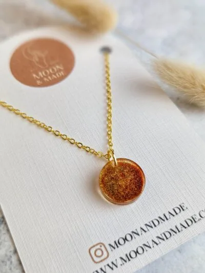 Handmade Resin Necklace - Image 2