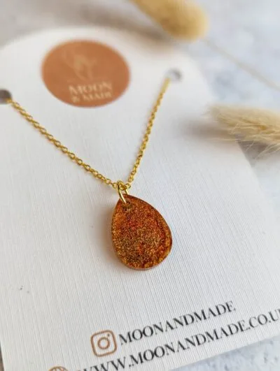 Handmade Resin Necklace - Image 2