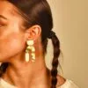 Large Handmade Polymer Clay Earrings