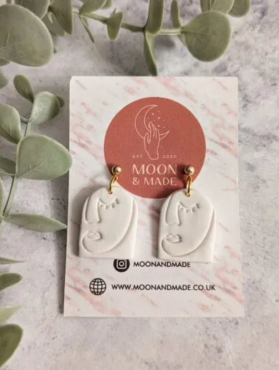 Handmade Polymer Clay Earrings - Image 2