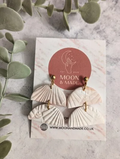 Handmade Polymer Clay Earrings - Image 2
